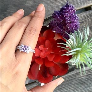 Purple Sapphire Ring Size 8